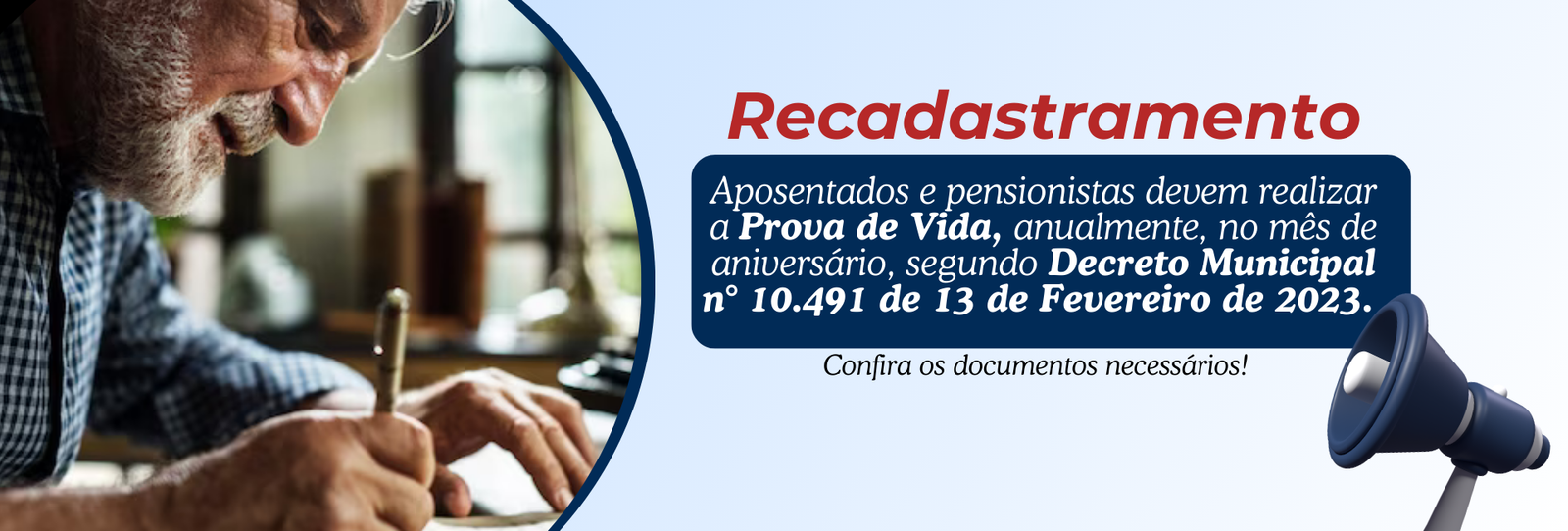 Banner para Site Mês dos Pais com Descontos Fotográfico Azul Escuro